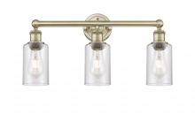  616-3W-AB-G804 - Clymer - 3 Light - 22 inch - Antique Brass - Bath Vanity Light