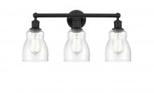  616-3W-BK-G394 - Ellery - 3 Light - 23 inch - Matte Black - Bath Vanity Light