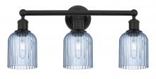 Innovations Lighting 616-3W-BK-G559-5BL - Bridal Veil - 3 Light - 23 inch - Matte Black - Bath Vanity Light