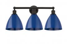 Innovations Lighting 616-3W-OB-MBD-75-BL - Plymouth - 3 Light - 26 inch - Oil Rubbed Bronze - Bath Vanity Light