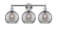 Innovations Lighting 616-3W-PC-G1213-8SM - Athens Deco Swirl - 3 Light - 26 inch - Polished Chrome - Bath Vanity Light