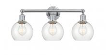 Innovations Lighting 616-3W-PC-G122-6 - Athens - 3 Light - 24 inch - Polished Chrome - Bath Vanity Light