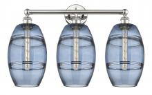 Innovations Lighting 616-3W-PN-G557-8BL - Vaz - 3 Light - 26 inch - Polished Nickel - Bath Vanity Light