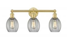  616-3W-SG-G82 - Eaton - 3 Light - 24 inch - Satin Gold - Bath Vanity Light