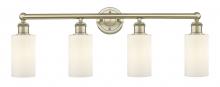  616-4W-AB-G801 - Clymer - 4 Light - 31 inch - Antique Brass - Bath Vanity Light