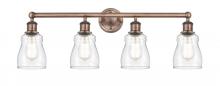 Innovations Lighting 616-4W-AC-G392 - Ellery - 4 Light - 32 inch - Antique Copper - Bath Vanity Light