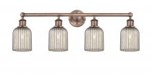 Innovations Lighting 616-4W-AC-G559-5ME - Bridal Veil - 4 Light - 32 inch - Antique Copper - Bath Vanity Light