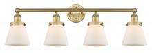 Innovations Lighting 616-4W-BB-G61 - Cone - 4 Light - 33 inch - Brushed Brass - Bath Vanity Light