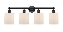 Innovations Lighting 616-4W-BK-G111 - Cobbleskill - 4 Light - 32 inch - Matte Black - Bath Vanity Light