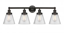 Innovations Lighting 616-4W-OB-G64 - Cone - 4 Light - 33 inch - Oil Rubbed Bronze - Bath Vanity Light