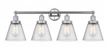 Innovations Lighting 616-4W-PC-G64 - Cone - 4 Light - 33 inch - Polished Chrome - Bath Vanity Light