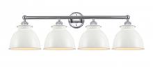 Innovations Lighting 616-4W-PC-M14-W - Adirondack - 4 Light - 35 inch - Polished Chrome - Bath Vanity Light