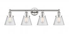  616-4W-PN-G64 - Cone - 4 Light - 33 inch - Polished Nickel - Bath Vanity Light