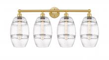 Innovations Lighting 616-4W-SG-G557-8CL - Vaz - 4 Light - 35 inch - Satin Gold - Bath Vanity Light