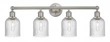  616-4W-SN-G559-5SDY - Bridal Veil - 4 Light - 32 inch - Brushed Satin Nickel - Bath Vanity Light