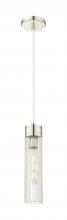 Innovations Lighting 617-1P-PN-G617-11SCL - Boreas - 1 Light - 3 inch - Polished Nickel - Cord Hung - Mini Pendant