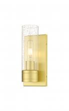  617-1W-SG-G617-8SDY - Boreas - 1 Light - 5 inch - Satin Gold - Sconce