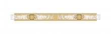 Innovations Lighting 617L-4W-BB-G617-11DE - Boreas - 4 Light - 51 inch - Brushed Brass - Bath Vanity Light