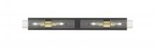  617S-4W-BAB-G617-8SCL - Boreas - 4 Light - 39 inch - Black Antique Brass - Bath Vanity Light