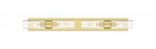  617S-4W-SG-G617-8CL - Boreas - 4 Light - 39 inch - Satin Gold - Bath Vanity Light