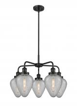 Innovations Lighting 916-5CR-BK-G165 - Geneseo - 5 Light - 25 inch - Matte Black - Chandelier