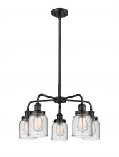  916-5CR-BK-G54 - Cone - 5 Light - 24 inch - Matte Black - Chandelier