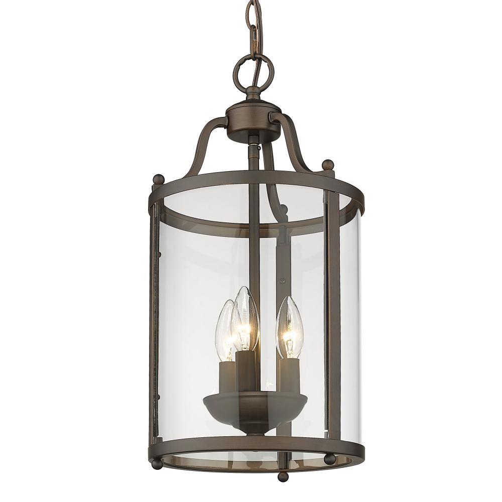 Payton RBZ 3 Light Pendant in Rubbed Bronze