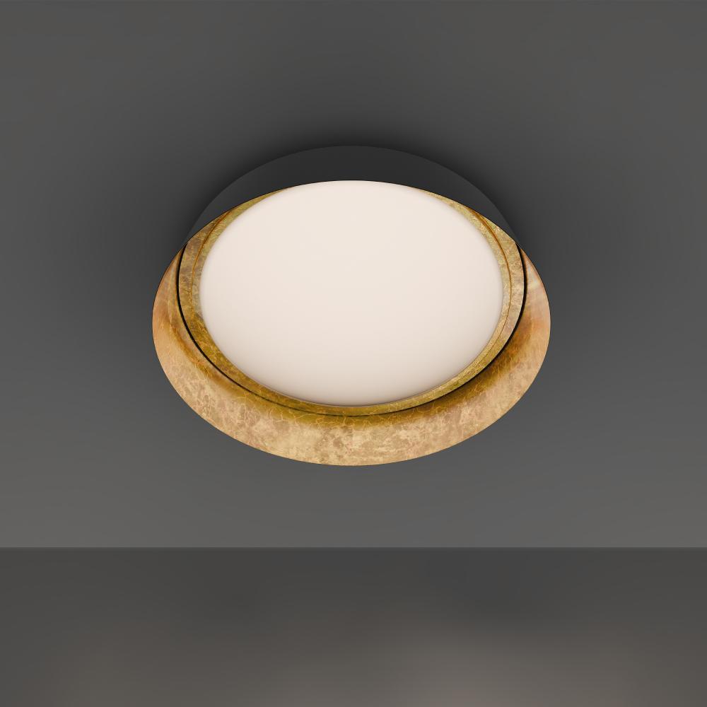 Gilt Flush Mount Light