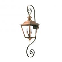 Primo Gas Lanterns JL-27E_TSBS - Two Light Top and Bottom Scroll