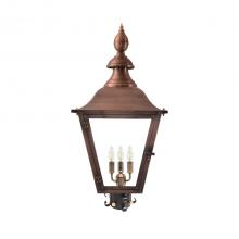 Primo Gas Lanterns OA-36E_PM - Three Light Post Mount