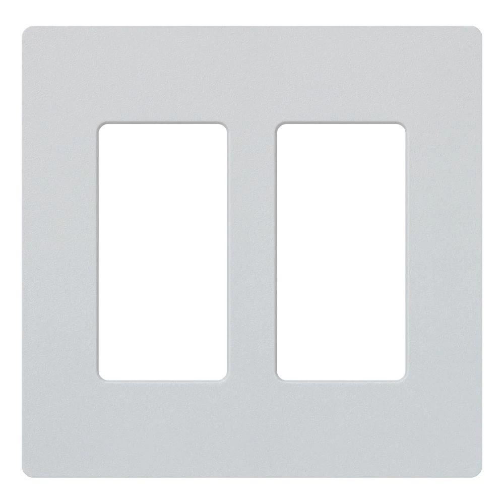 SATIN WALLPLATE 2G MI