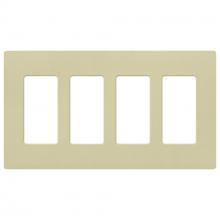 Lutron Electronics SC-4-SA - SATIN WALLPLATE 4G SA