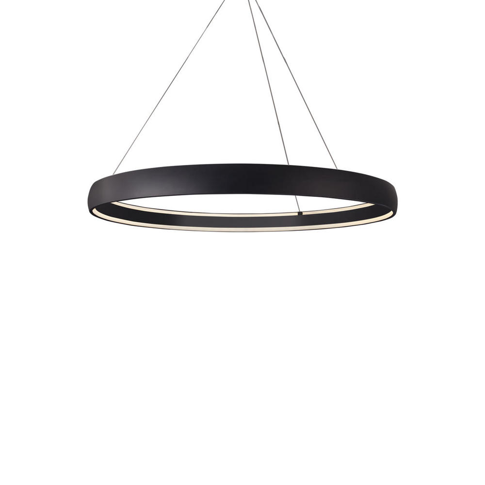 Halo 53-in Black LED Pendant