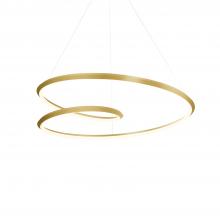 Kuzco Lighting Inc PD22332-BG - Ampersand 32-in Brushed Gold LED Pendant