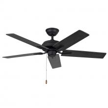 Kuzco Lighting Inc CF97552-MB-NLP - Erikson 52-in Matte Black FAN Ceiling Fan