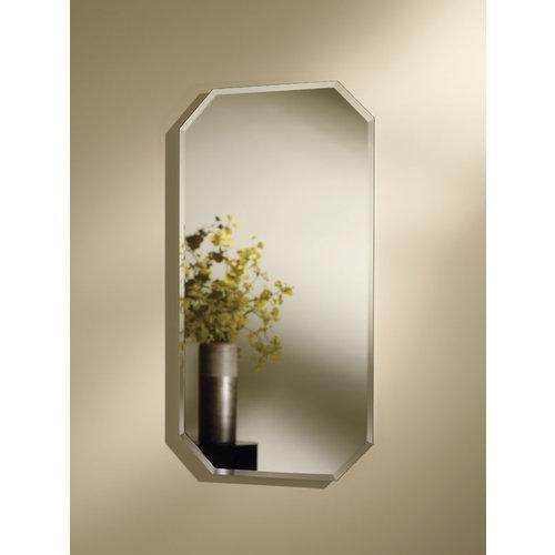 Mirage, Recessed, 17-3/8 in.W x 32 in.H, Octagon Beveled Mirror.