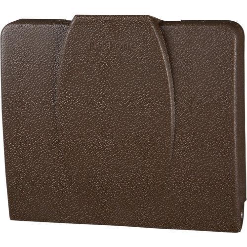 Central Vacuum Wall Inlet — Dark Brown