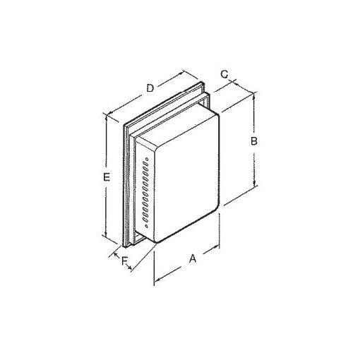 Basic Styleline, Recessed,  16 in.W x 26 in.H, Stainless Steel, Mirrored Single Door.