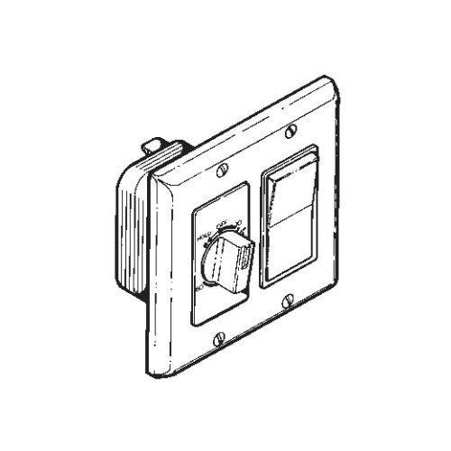 60 Minute Time Control with one rocker switch, White.