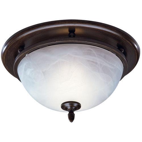 Decorative Fan/Light, Oil-Rubbed Bronze, Glass Globe, 70 CFM.