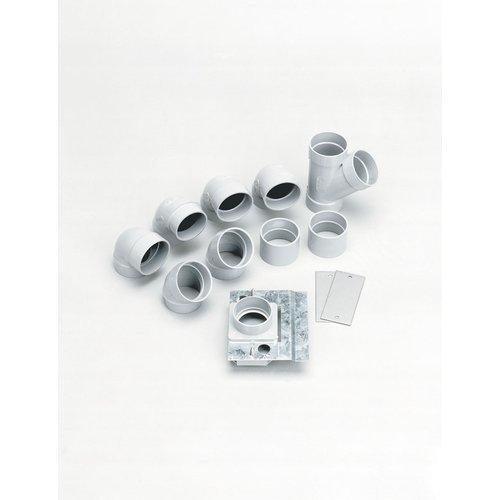 Central Vacuum Rough-In Kit for one inlet add-on. Use with 330 and CI335 Series Inlets.