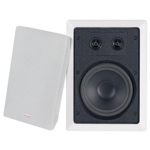 6-1/2 in. Two-way Weather Resistant In-Wall Speaker (8 ohms, 100 watts RMS). White (Paintable).