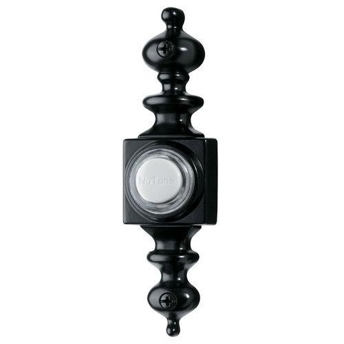 Door Chime Pushbutton, lighted in black