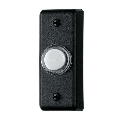 Door Chime Pushbutton, lighted in black