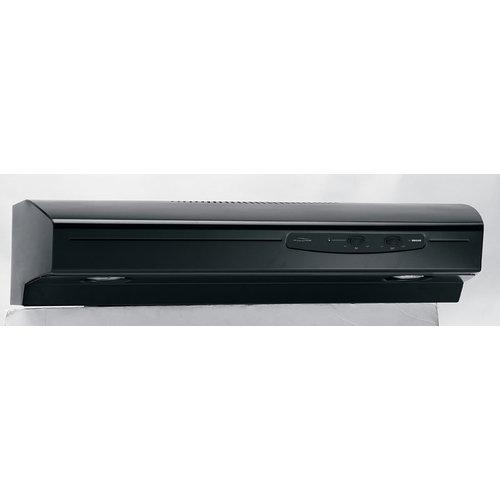 30 in., Black, Under Cabinet Hood, 220 CFM.