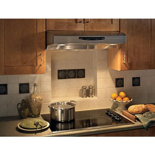 36 in., Stainless Steel, Under Cabinet Hood, 300 CFM.