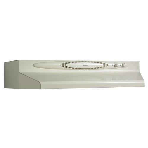 30 in., Bisque-on-Bisque, Under Cabinet Hood, 200 CFM.