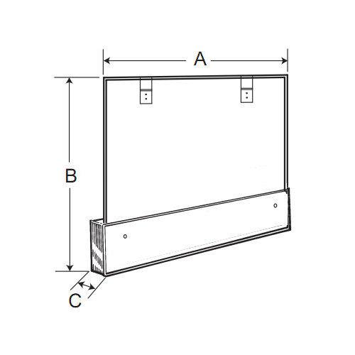 Commodore, Surface Mount, 24-1/4 in.W x 32 in.H, Mirror & Cabinet