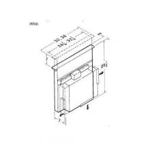 Broan-Nutone 273601C - 36 in., Downdraft, White, Internal/External Blower, 900 CFM.