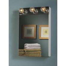 Broan-Nutone 565 - Framelss Styleline, Surface Mount, 18 in.W X 28 in.H, Single-Door, Chrome Trim.